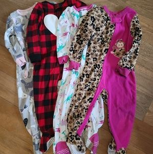 Footie pajamas zip up